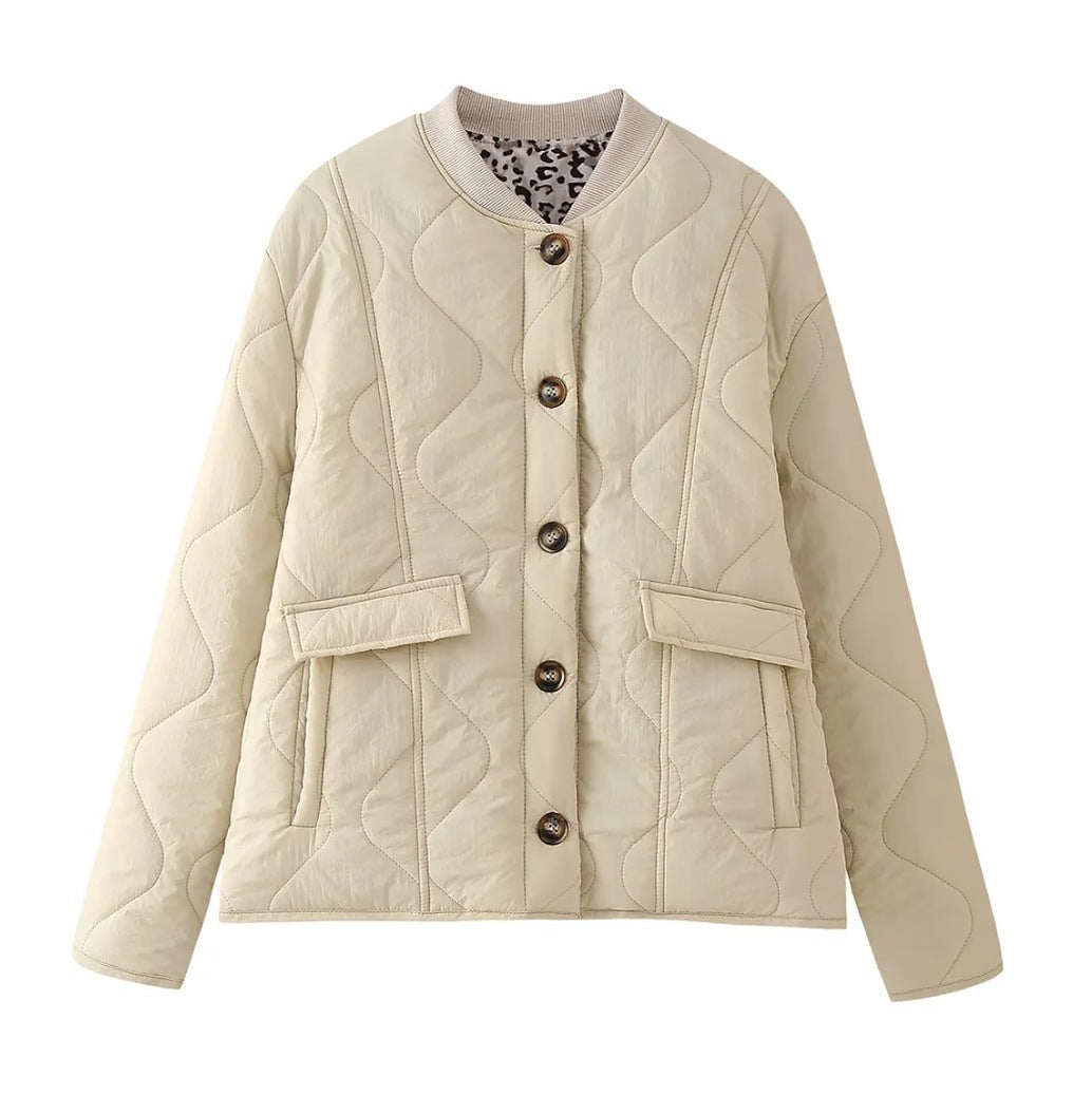 Damen Übergangsjacke im modernen Steppdesign mit praktischen Taschen Krohn-e