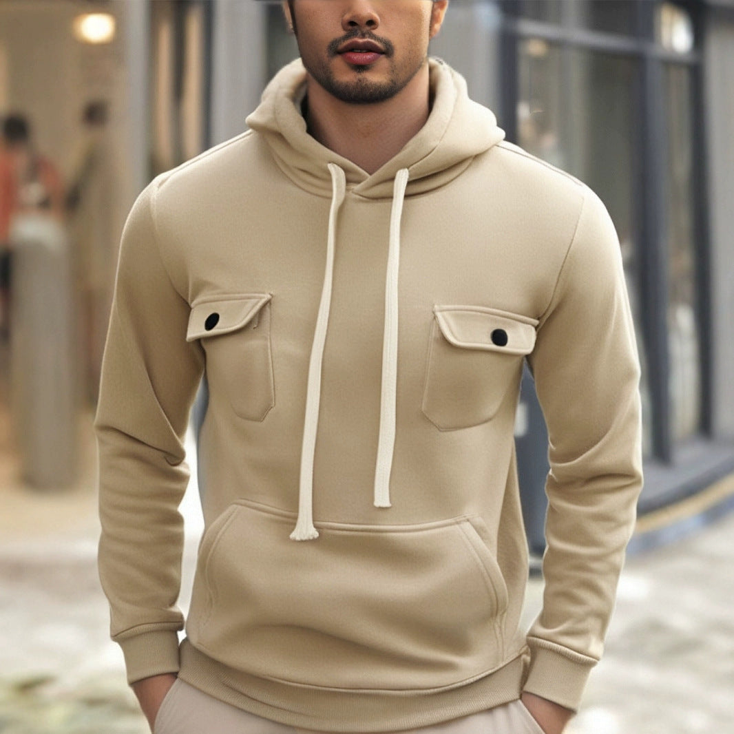 Herren Kapuzenpullover mit praktischen Taschen und modernem Design Krohn-e