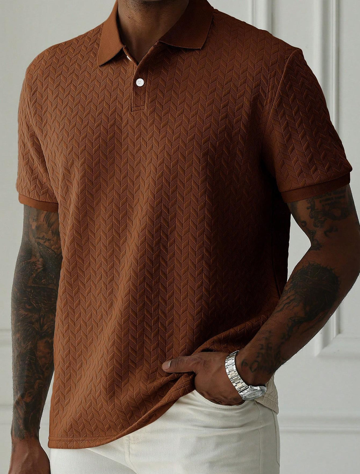 Herren Poloshirt im eleganten Design Krohn-e
