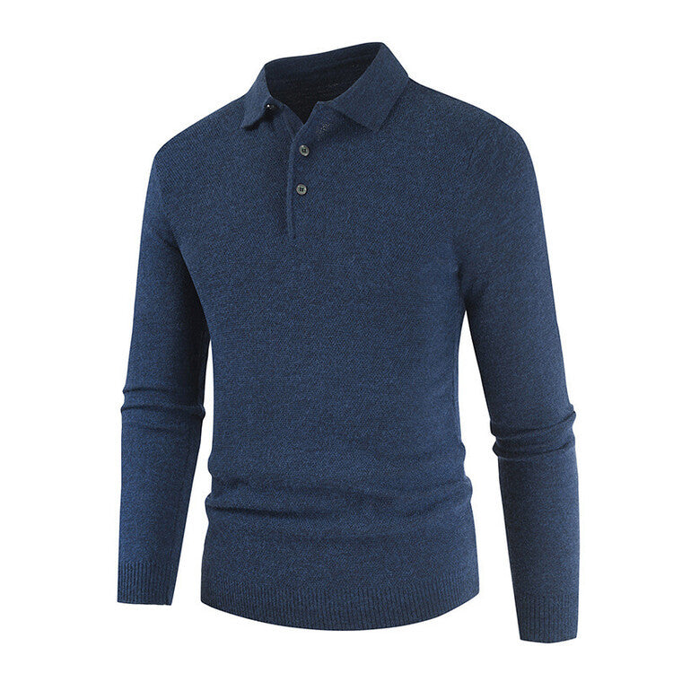 Herren langärmliges Poloshirt Krohn-e