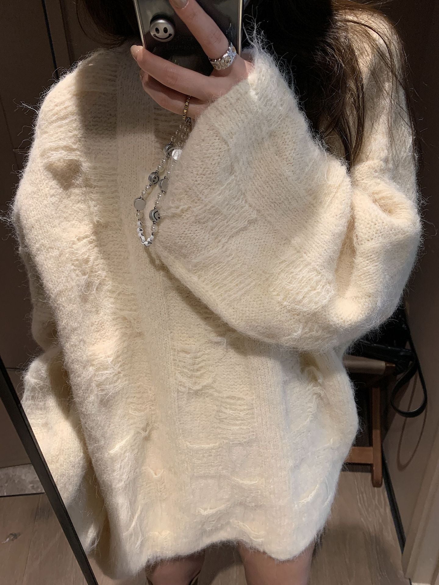 Damen Oversized Strickpullover im lässigen Pullover-Stil Krohn-e