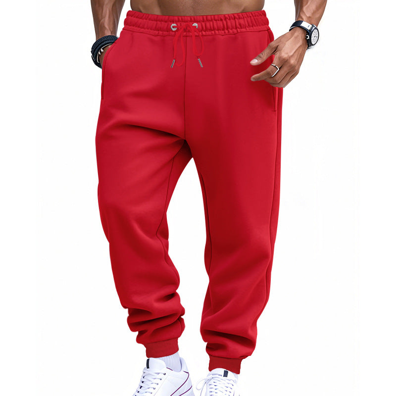 Herren modische Jogginghose mit elastischem Bund und seitlichen Taschen Krohn-e