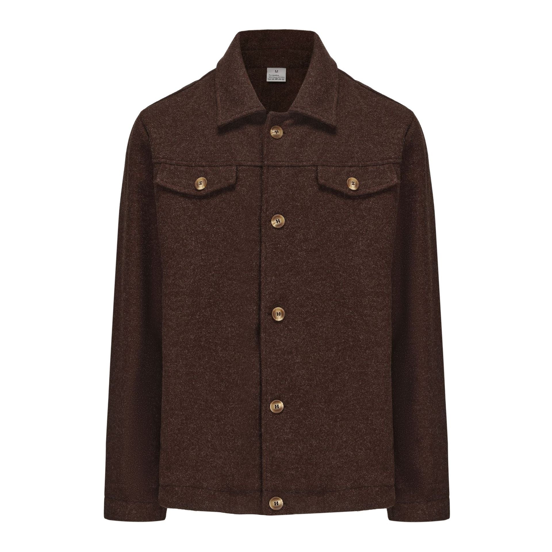 Herren Trendige Boucle-Jacke Krohn-e