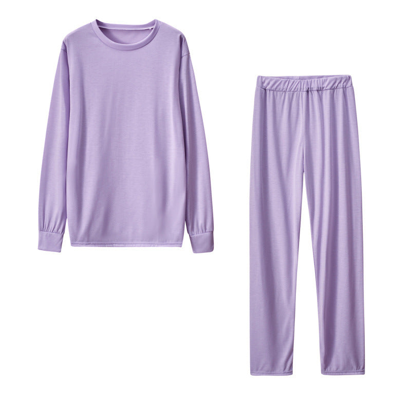 Damen Langarm Schlafanzug Set mit elastischen Hosen Krohn-e