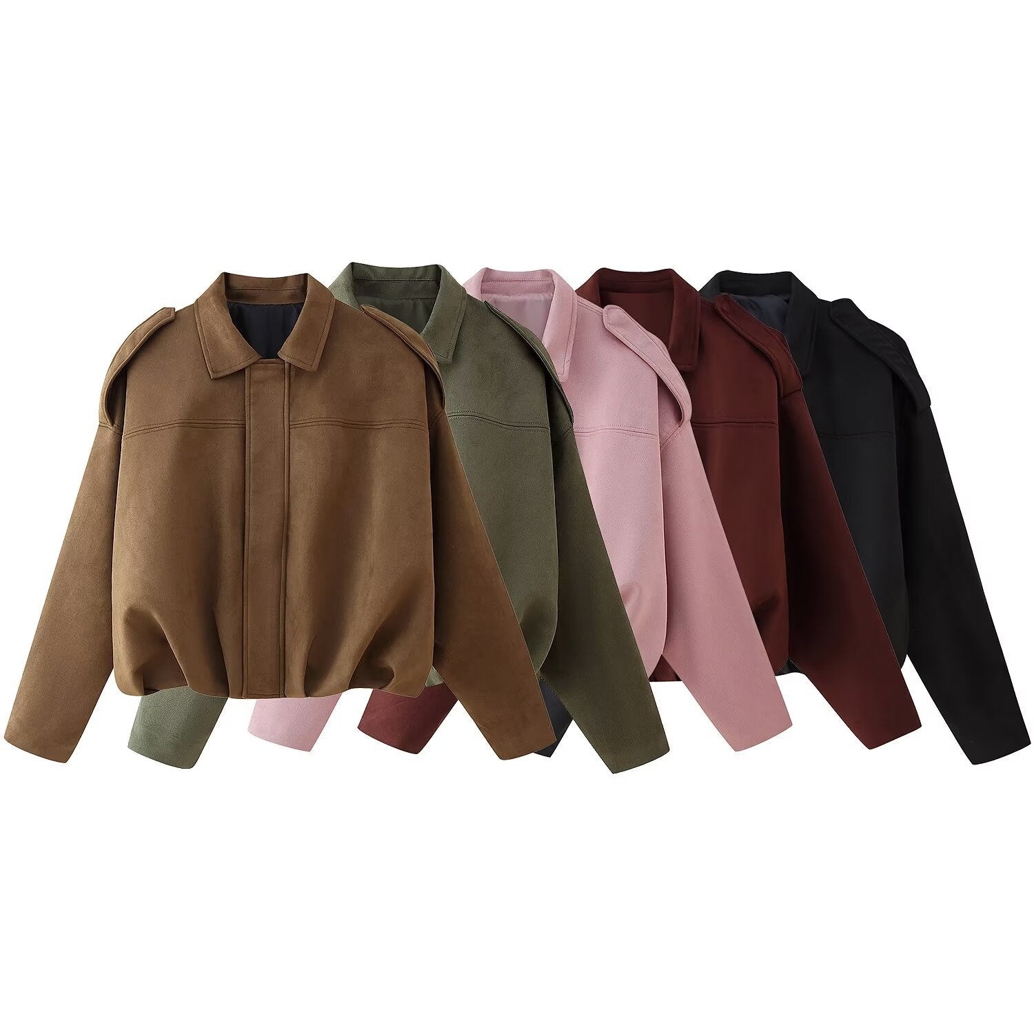 Damen Oversized Steppjacke mit Schulterpolstern Krohn-e