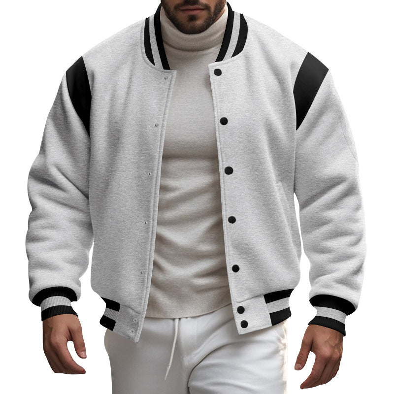 Herren stylische Sweatjacke im Sportlook Krohn-e