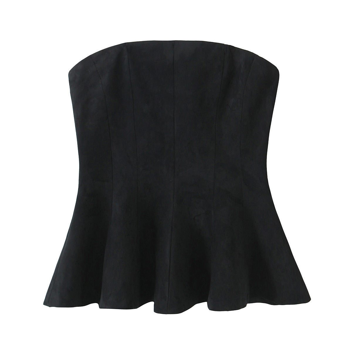 Modisches zweifarbiges Bandeau-Top von Fudus