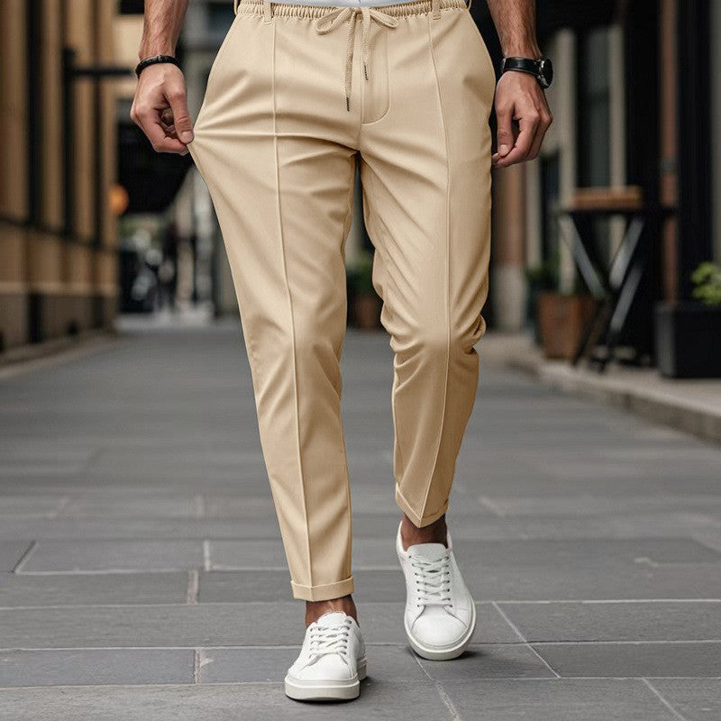Herren modische Slim-Fit Jogginghose mit elastischem Bund und praktischen Seitentaschen Krohn-e
