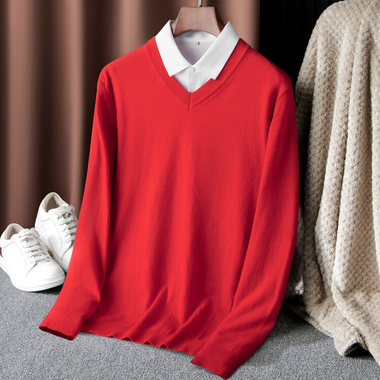 Herren V-Ausschnitt Pullover Krohn-e