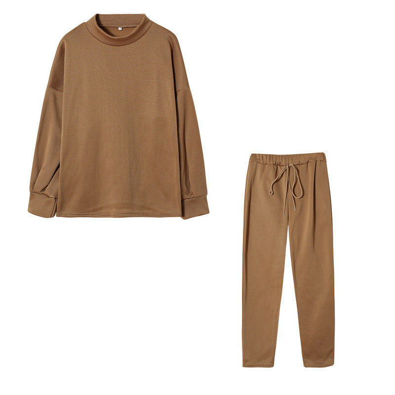 Damen Sportliches Jogginganzug-Set mit komfortablem Schnitt und hohem Kragen Krohn-e
