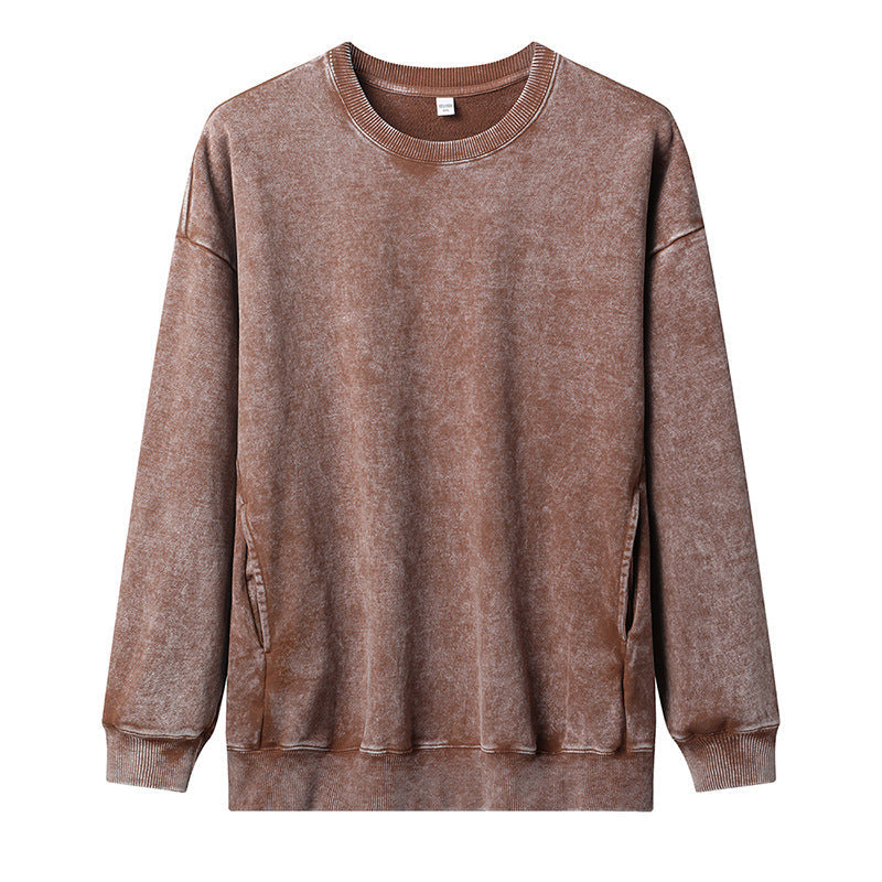 Damen lässiger Sweatshirt mit seitlichen Taschen Krohn-e