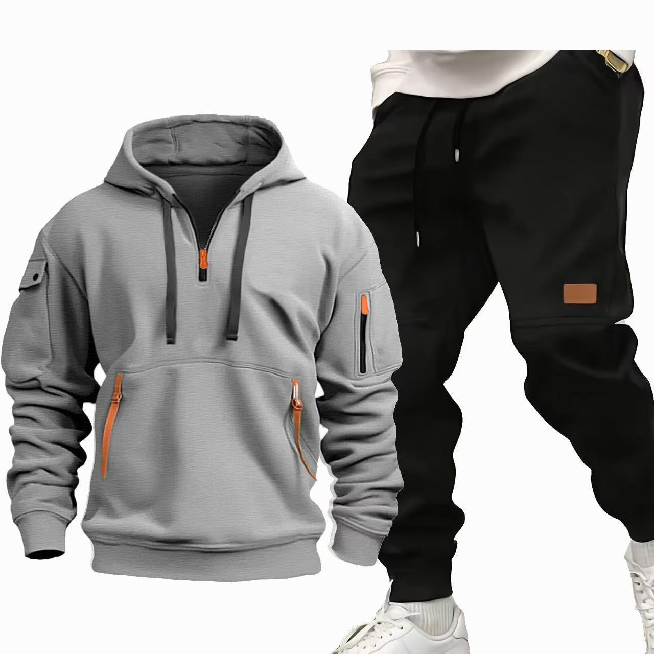Herren Funktions-Hoodie und Jogginghose Set Krohn-e