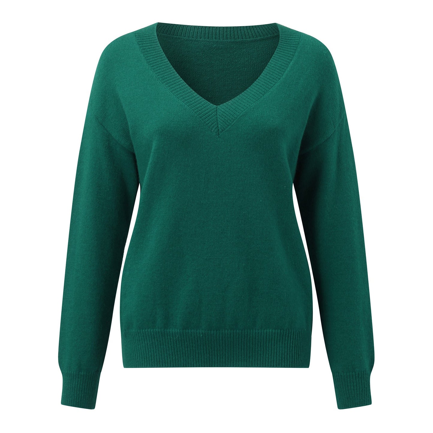 Damen eleganter V-Ausschnitt Pullover Krohn-e