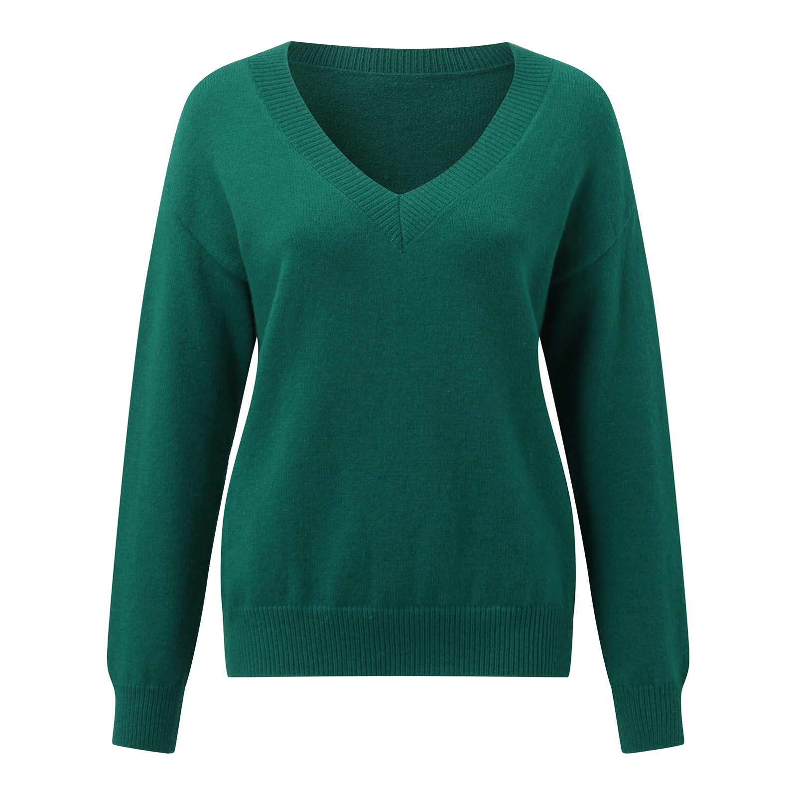 Damen eleganter V-Ausschnitt Pullover Krohn-e