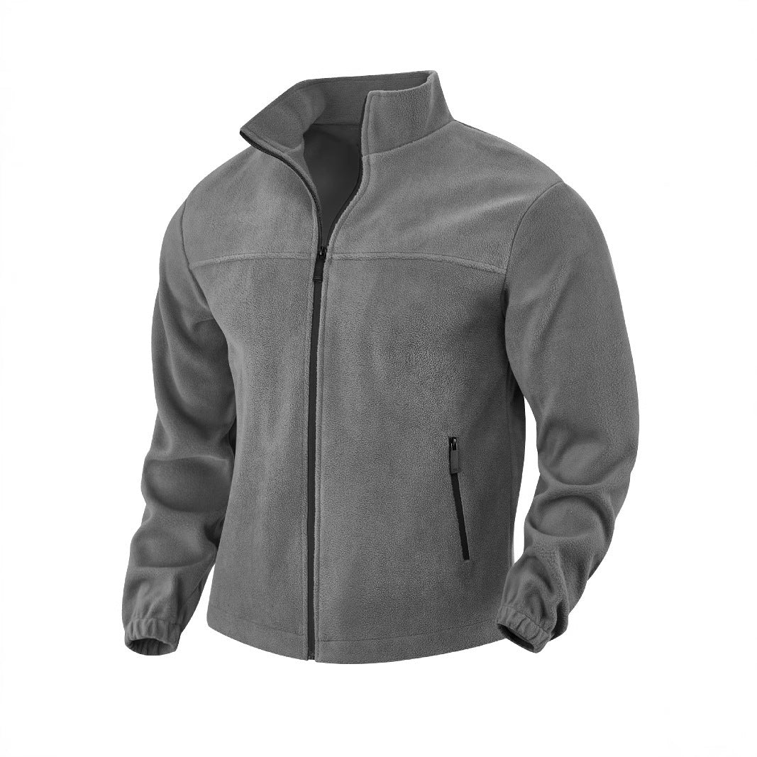 Herren Fleecejacke mit hohem Kragen Krohn-e