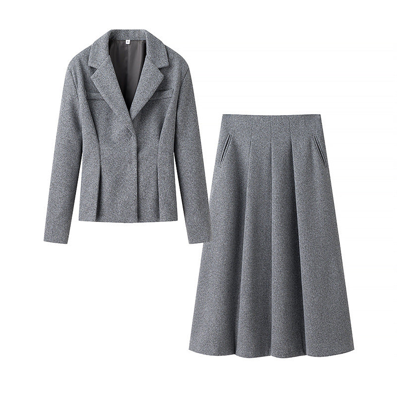 Damen Blazer und Midi-Rock Set Krohn-e
