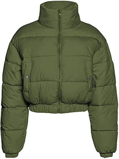 Damen Steppjacke mit hohem Kragen und kürzerem Schnitt Krohn-e