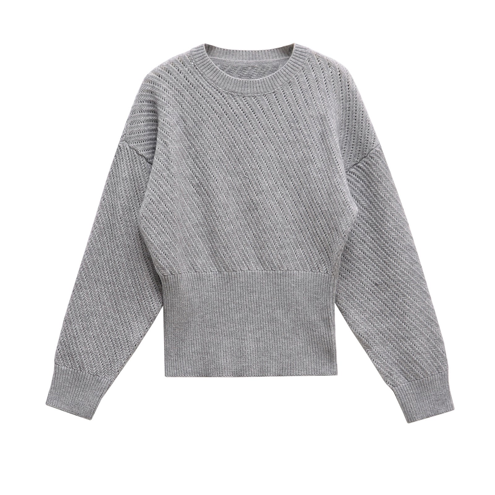 Damen Pullover im strukturierten Strickdesign Krohn-e