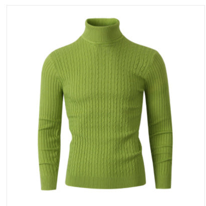 Herren Rollkragenpullover mit strukturiertem Kabelstrickdesign Krohn-e