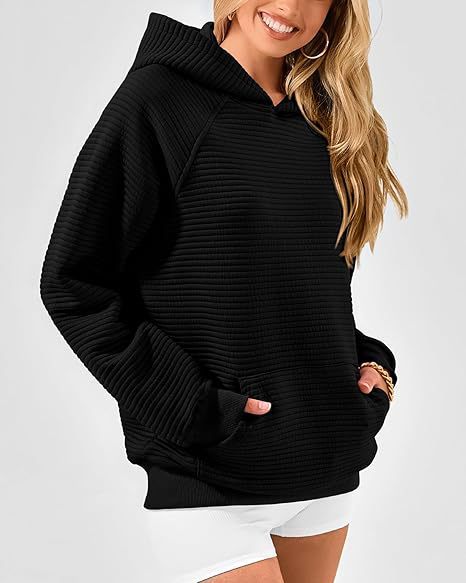 Damen Kapuzensweater aus strukturiertem Stoff Krohn-e