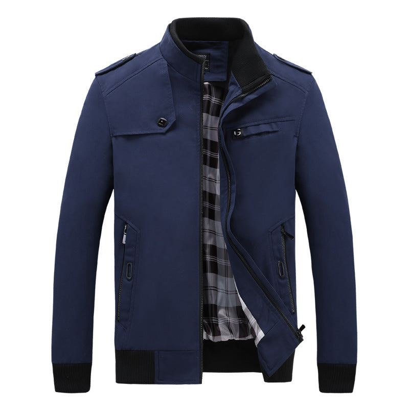 Herren modische Übergangsjacke mit praktischen Taschen und modernem Schnitt Krohn-e