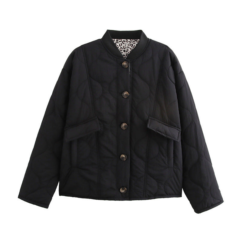 Damen gesteppte Winterjacke mit praktischen Taschen Krohn-e