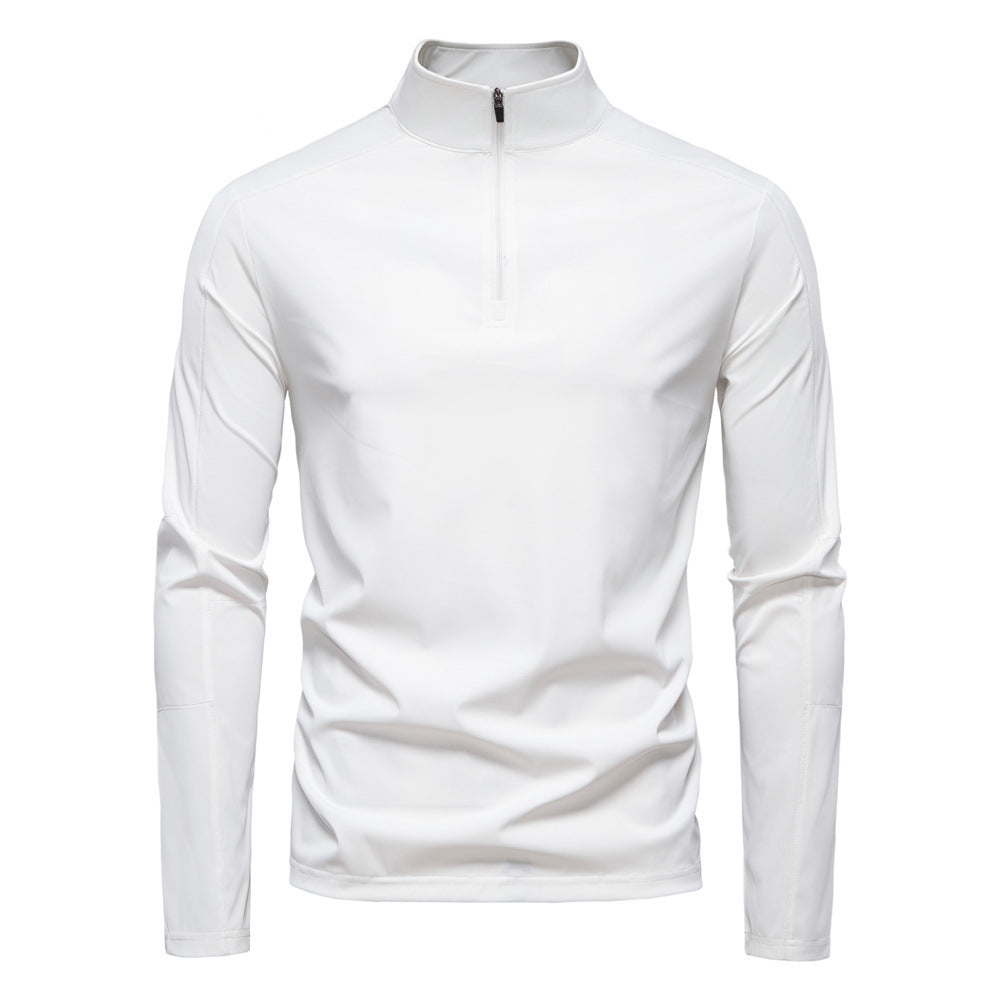 Herren Funktionsshirt mit kurzem Reißverschluss und trockenem Komfort Krohn-e