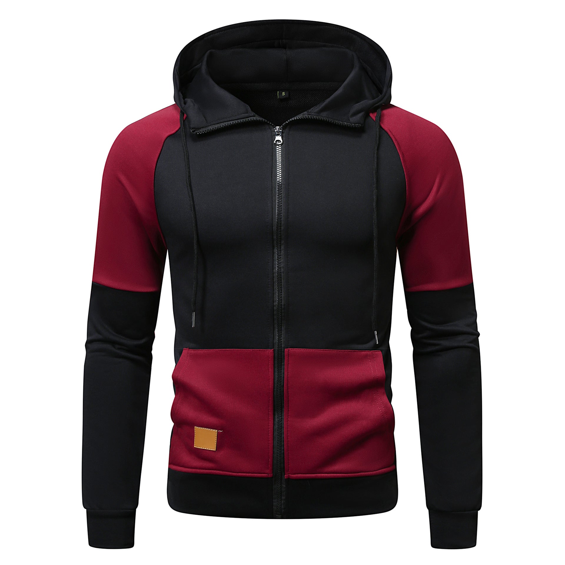 Herren sportlicher Kapuzenpullover mit einzigartigem Farbblock-Design Krohn-e