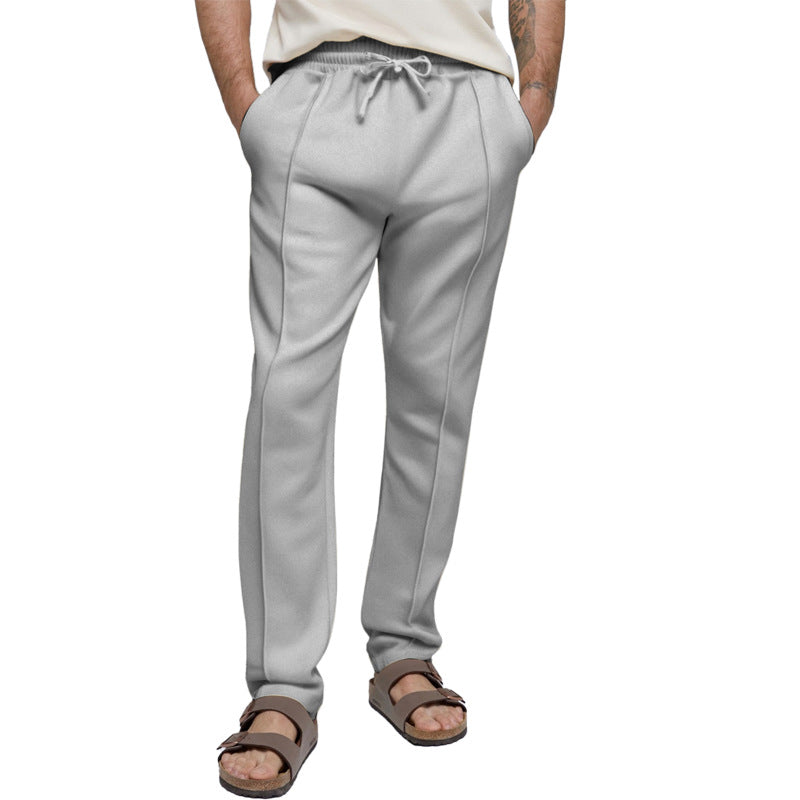 Herren sportliche Freizeithose mit elastischem Bund und seitlichen Eingrifftaschen Krohn-e