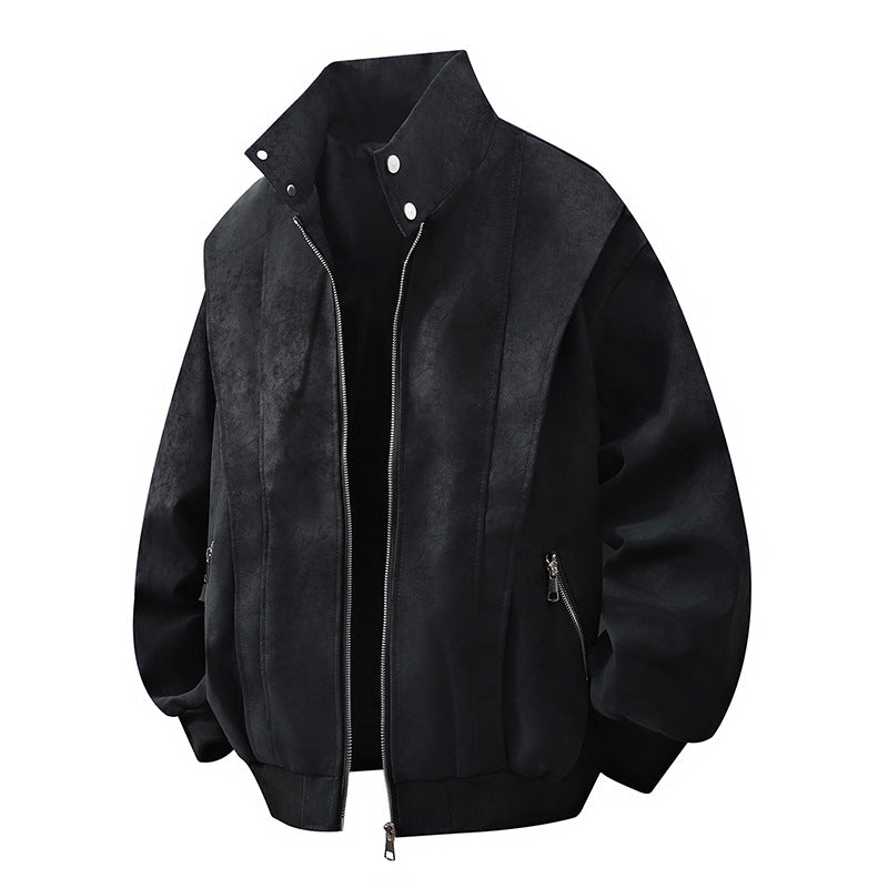 Damen Designer Übergangsjacke mit hohem Kragen und praktischen Reißverschlusstaschen Krohn-e