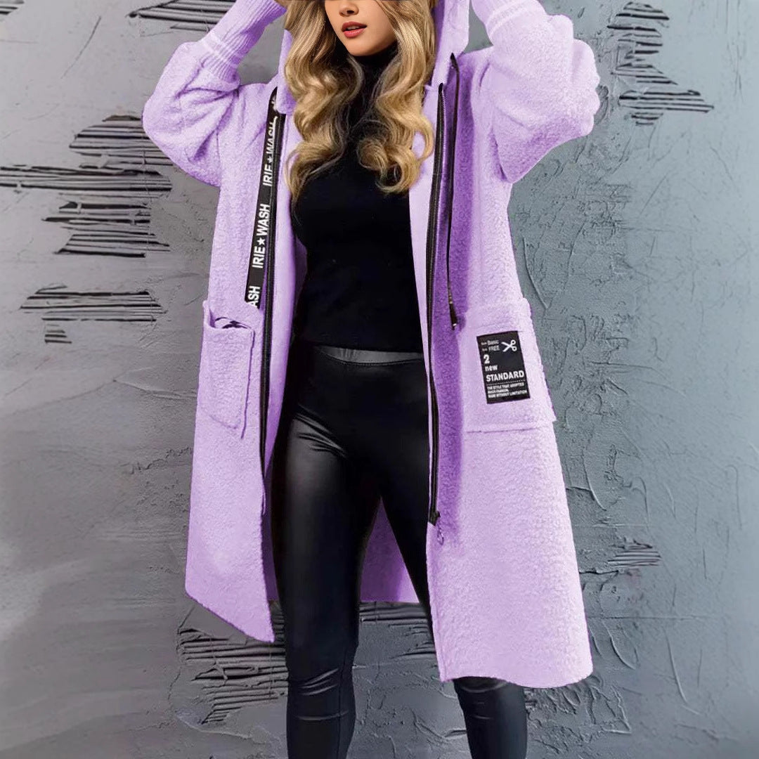 Damen Kuschelige Teddyjacke mit praktischen Taschen Krohn-e