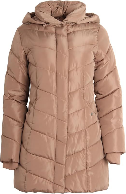 Damen Langer gesteppter Winterparka mit hochgeschlossenem Kragen Krohn-e