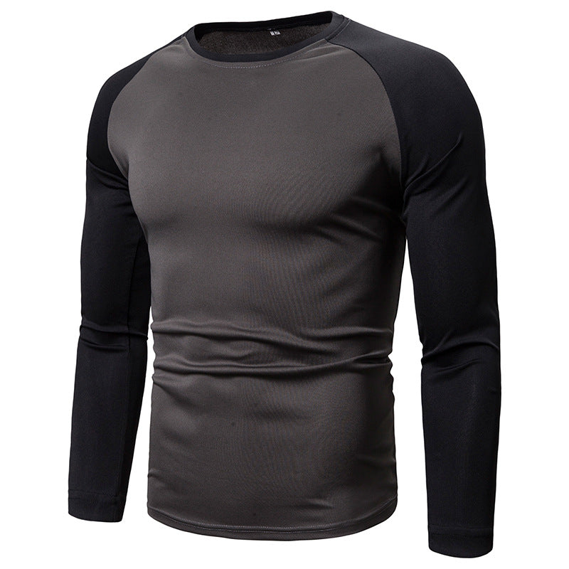 Herren Sportliches Langarm-T-Shirt mit atmungsaktivem Funktionsmaterial Krohn-e