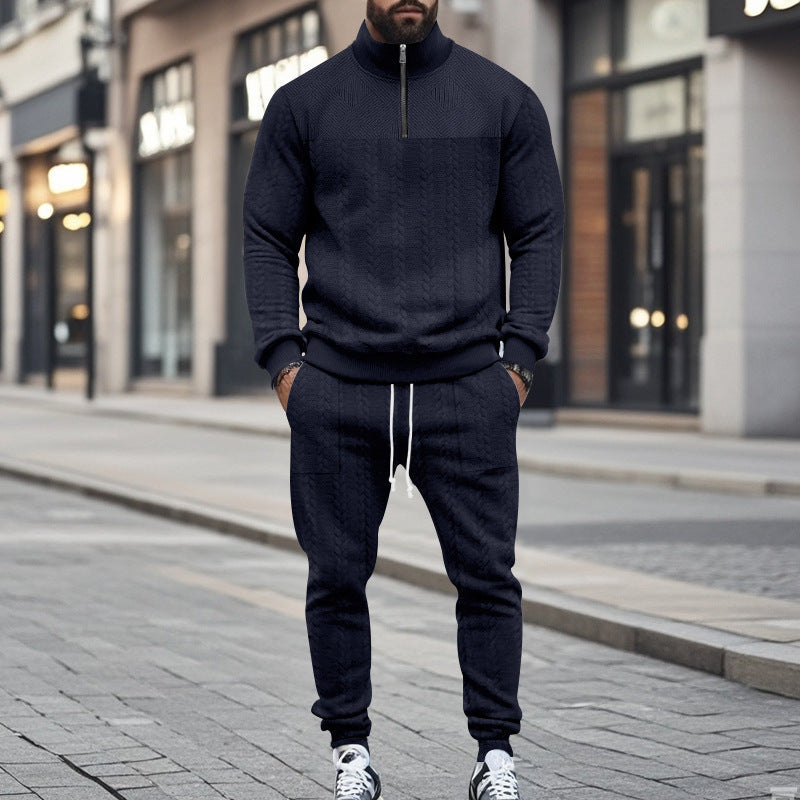 Herren Sportliches Freizeit-Set aus atmungsaktivem Material mit strukturiertem Design Krohn-e
