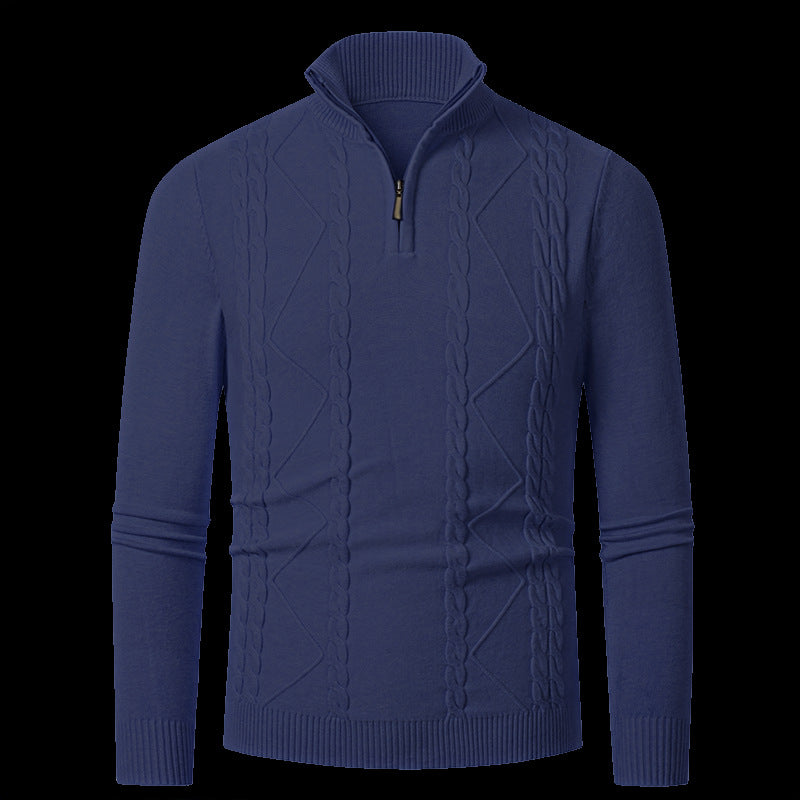 Herren Strickpullover mit modischem Reißverschluss Krohn-e