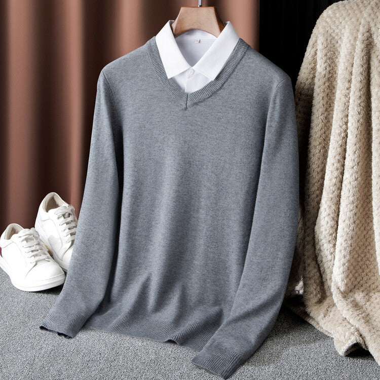 Herren V-Ausschnitt Pullover Krohn-e