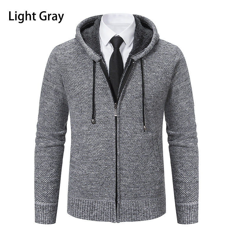 Herren Strickjacke mit modernem Schnitt und praktischem Reißverschluss Krohn-e