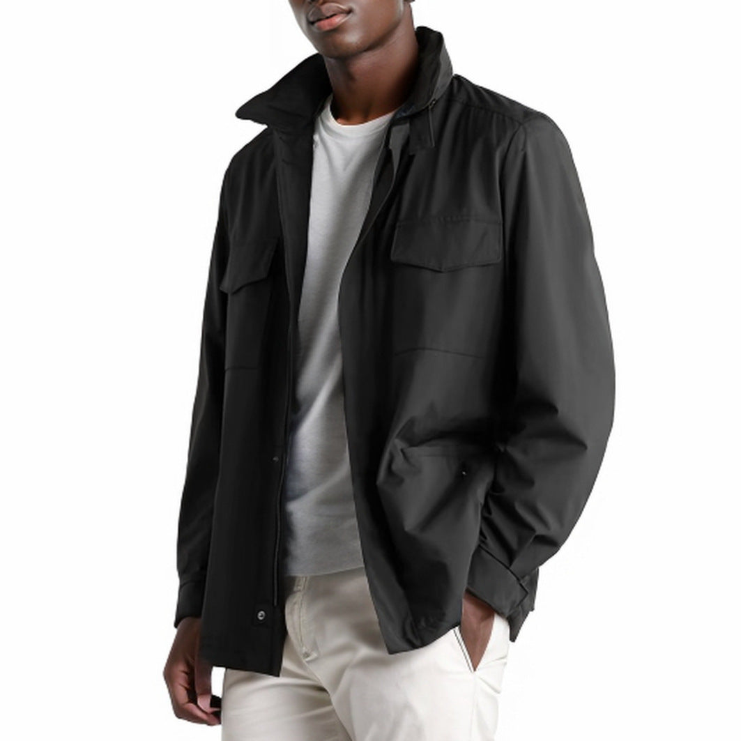 Herren moderne Utility-Jacke mit praktischen Taschen Krohn-e