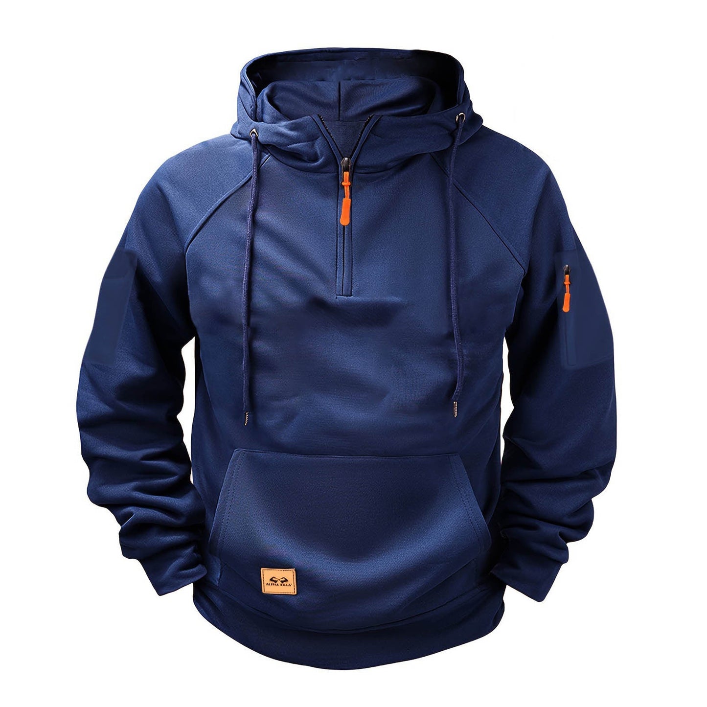 Herren sportlicher Kapuzenpullover mit praktischem Reißverschluss Krohn-e