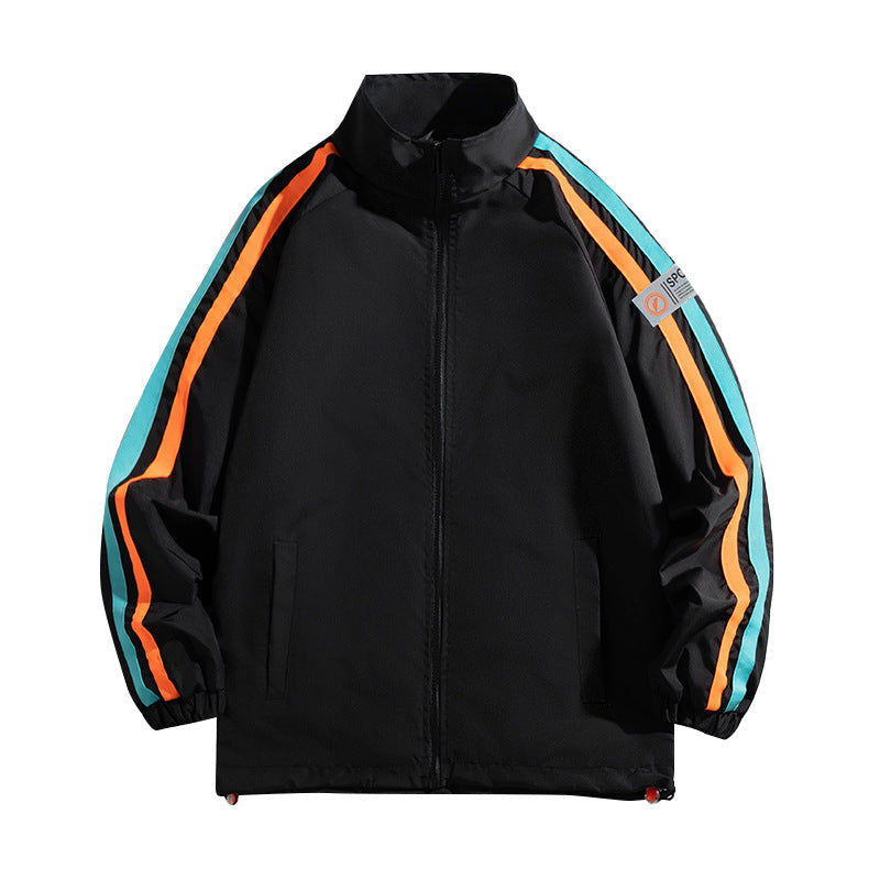 Damen Sportliche Windjacke mit stylischen Kontraststreifen Krohn-e