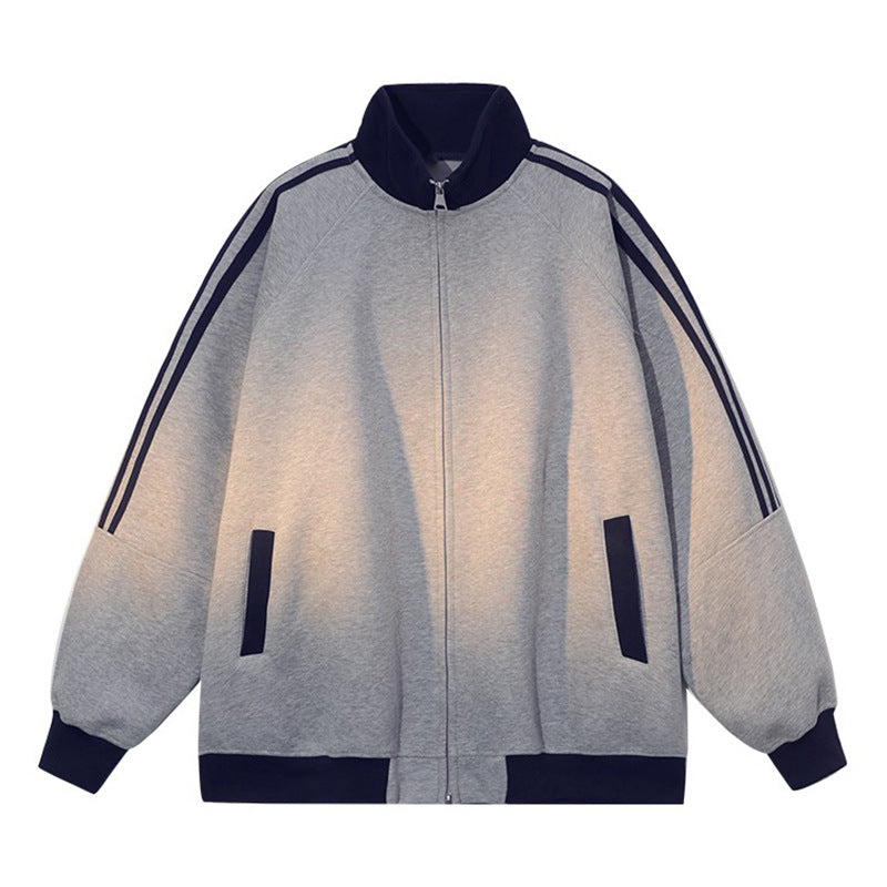 Damen Sportliche Kapuzenjacke mit Reißverschluss und angeschnittenen Ärmeln Krohn-e