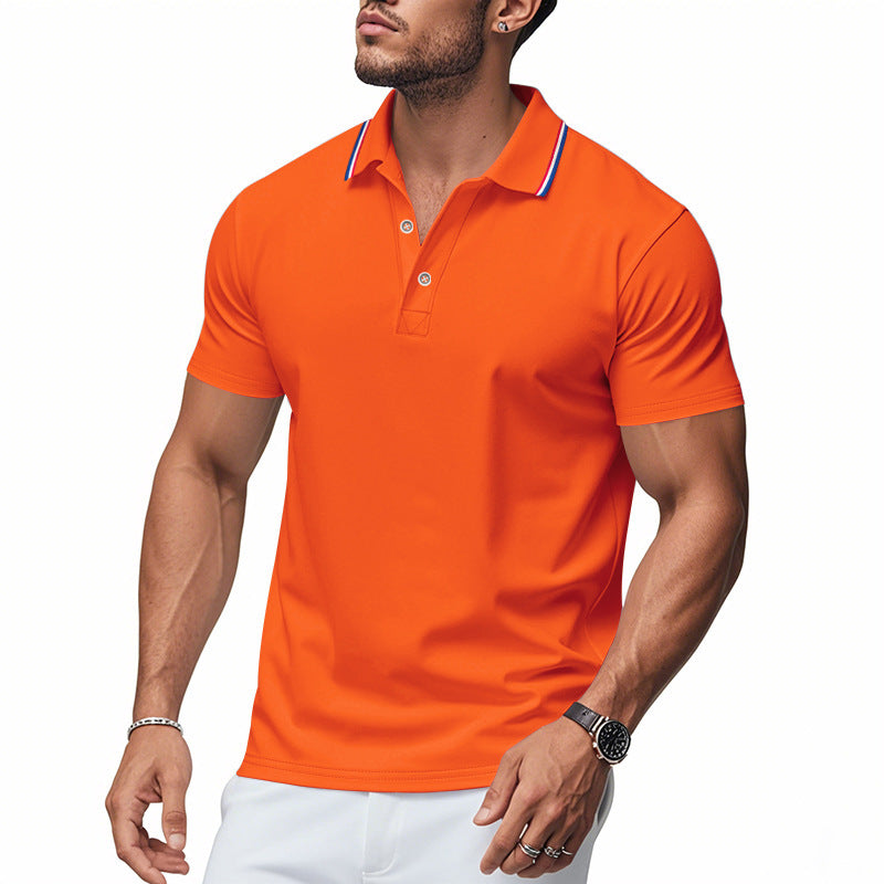 Herren Poloshirt mit modernem Kragen und feuchtigkeitsregulierender Technologie Krohn-e