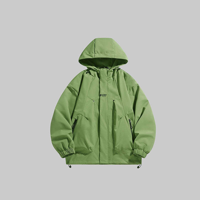 Herren multifunktionale Winterjacke mit isolierendem Fleecefutter und verstellbarer Kapuze Krohn-e