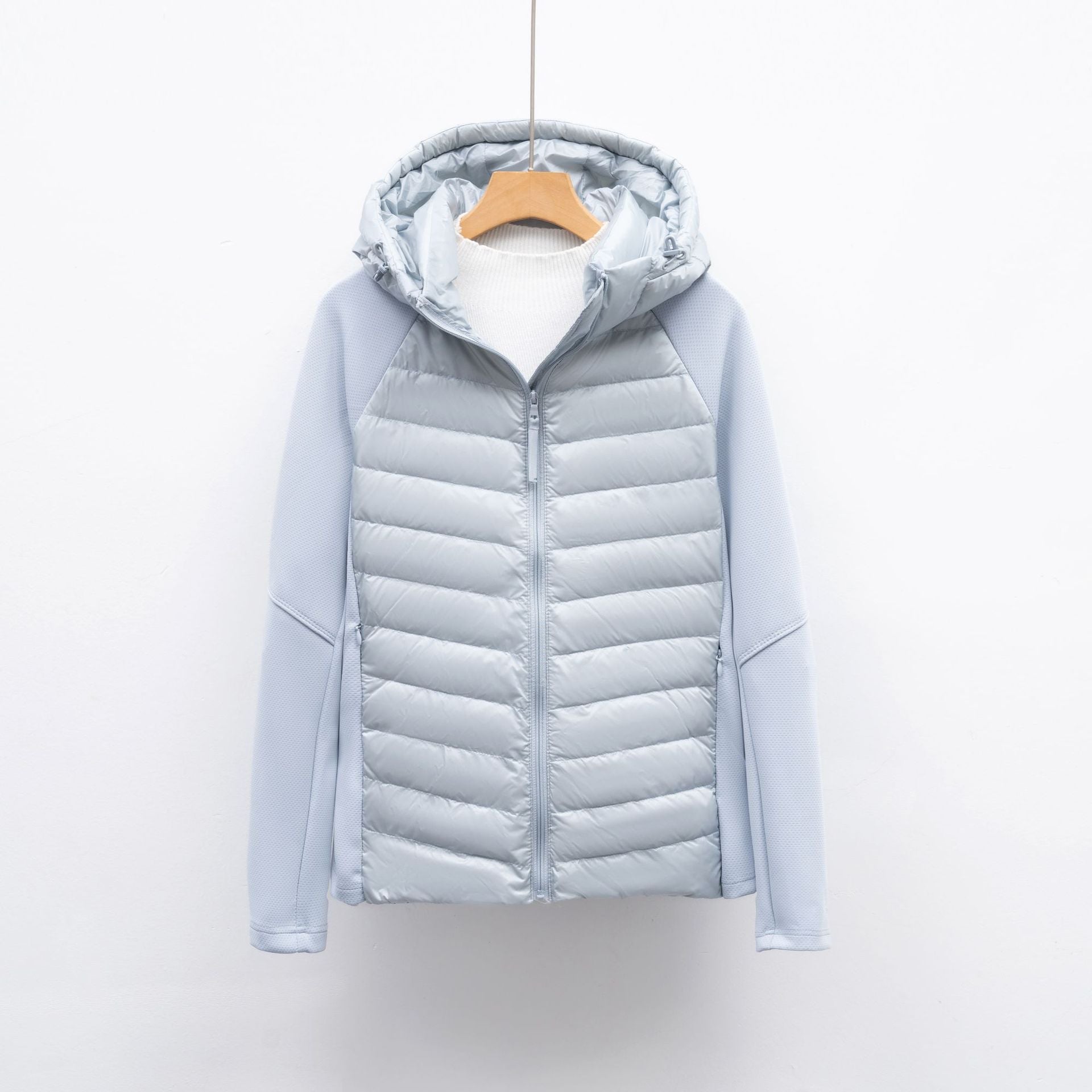 Damen vielseitige Hybridjacke mit Kapuze Krohn-e