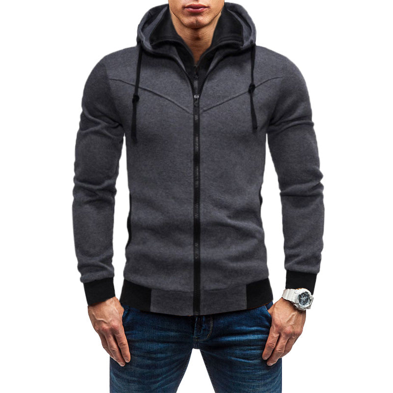 Herren Fleece-Kapuzenjacke mit stylischem Design und praktischen Taschen Krohn-e