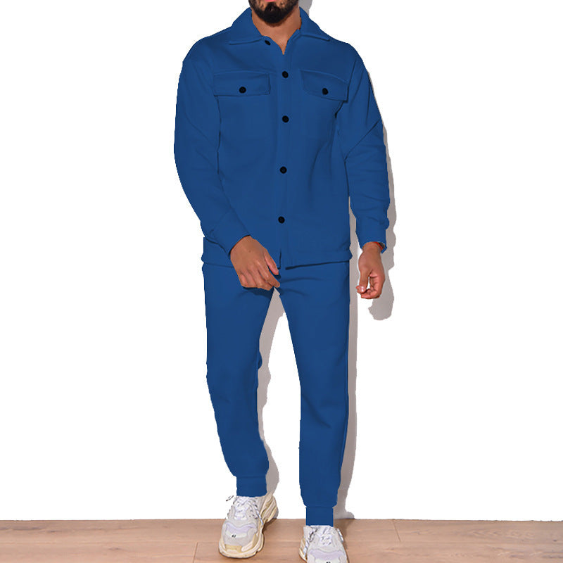 Herren Lässiges Set aus Hemd und Jogginghose Krohn-e