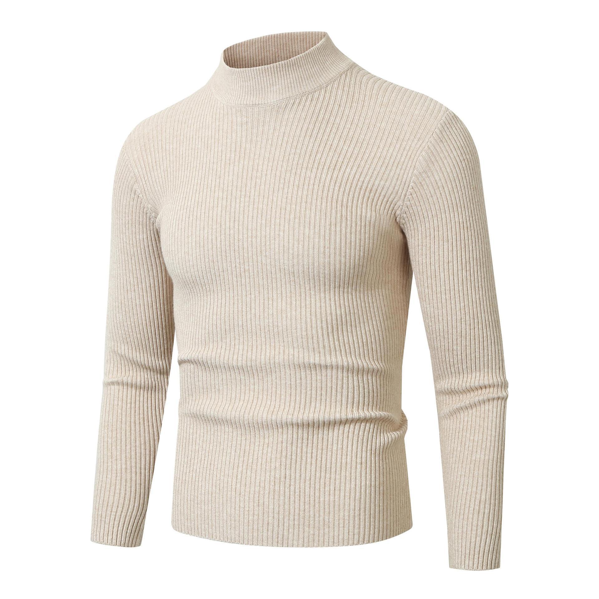 Herren modischer Rollkragenpullover aus feiner Wolle Krohn-e