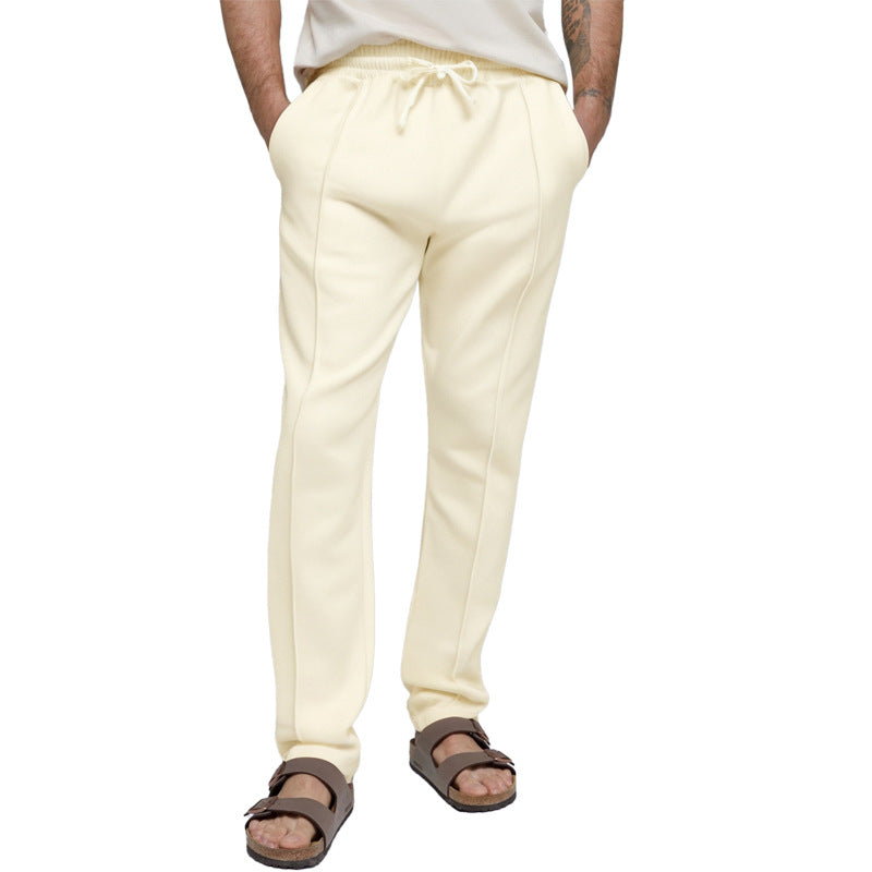 Herren sportliche Freizeithose mit elastischem Bund und seitlichen Eingrifftaschen Krohn-e