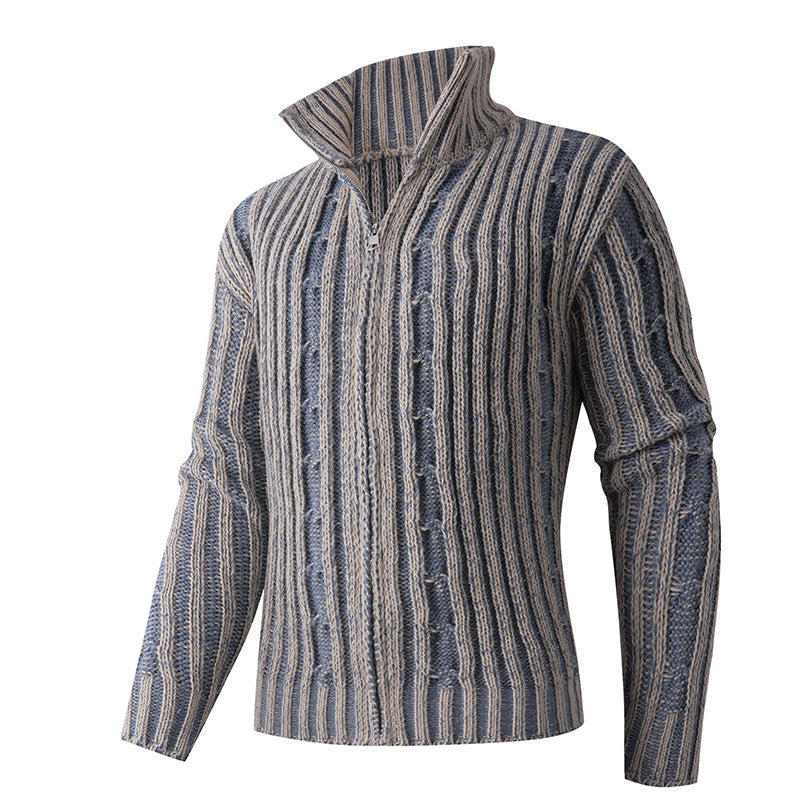 Herren gestreifter Strickpullover Krohn-e