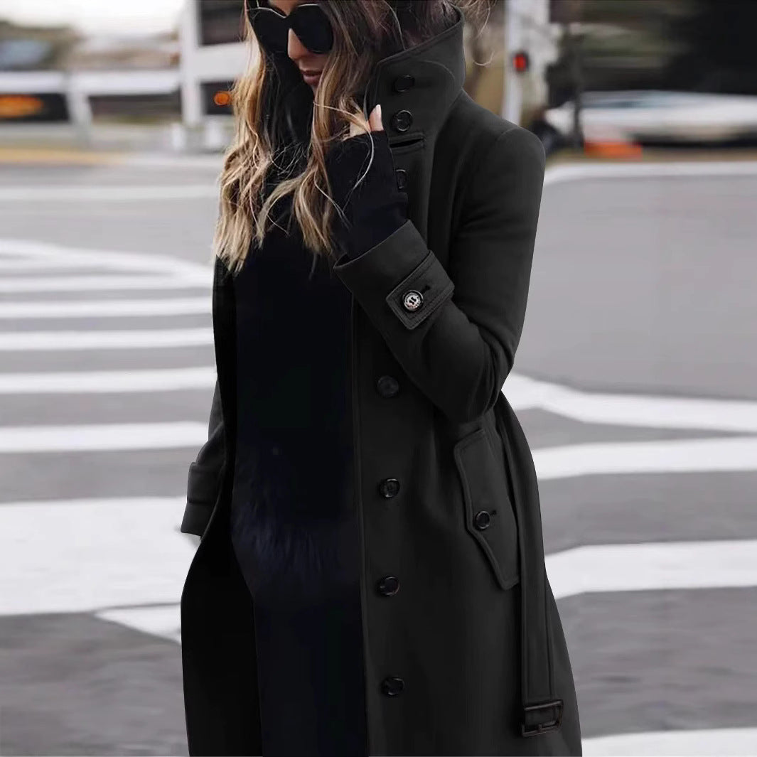 Damen eleganter und bequemer Langmantel Krohn-e